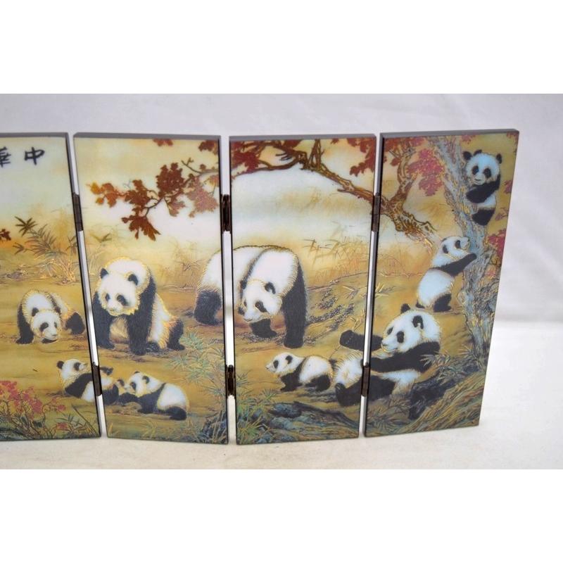 複製/段忻然/熊猫/パンダ図/中国/工芸/布袋屋掛軸HK-8 複製/段忻然/熊猫/パンダ図/中国/工芸/布袋屋掛軸HK-8