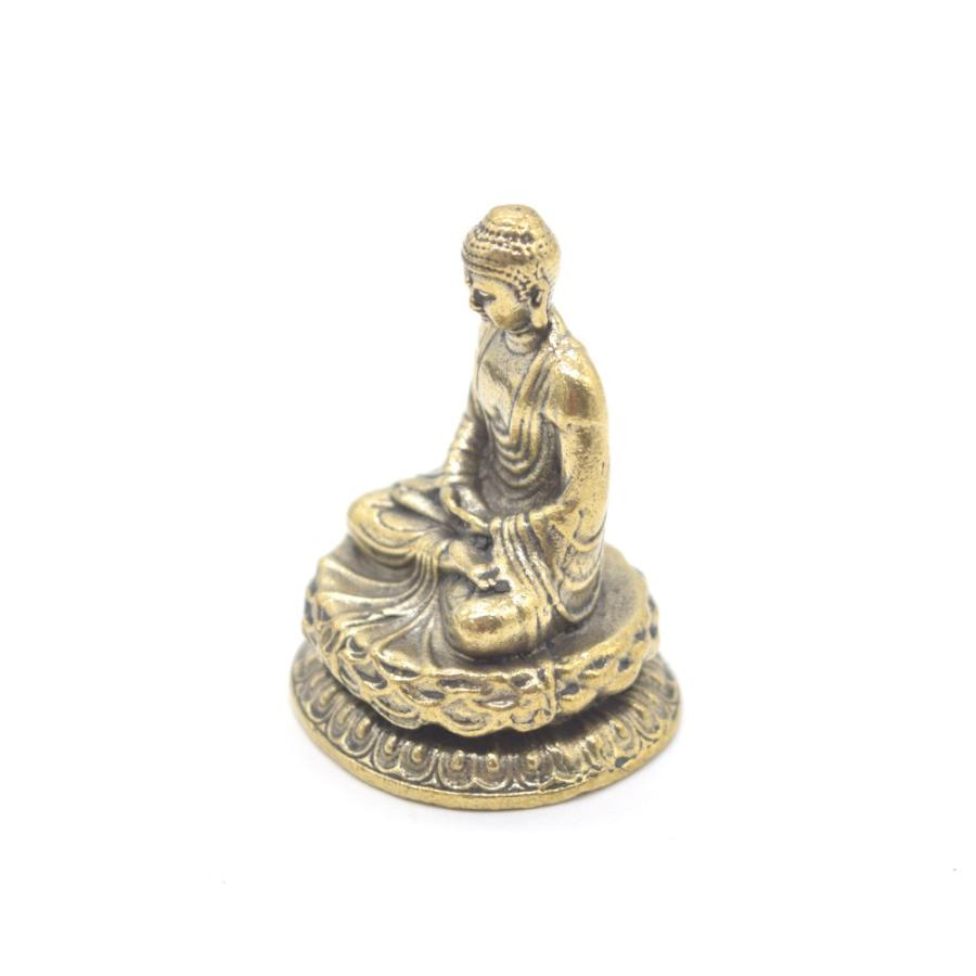 如来の置物 仏像 座像 金属製 ミニサイズ 5cm |  | 01