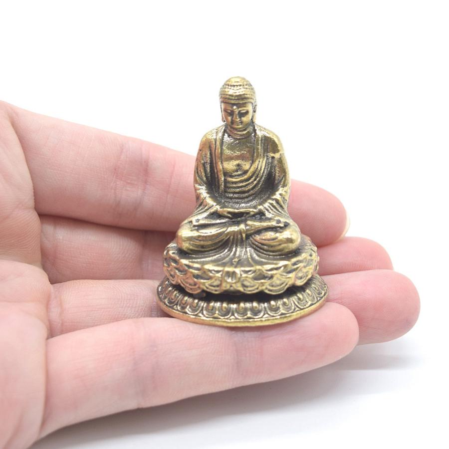 如来の置物 仏像 座像 金属製 ミニサイズ 5cm |  | 05