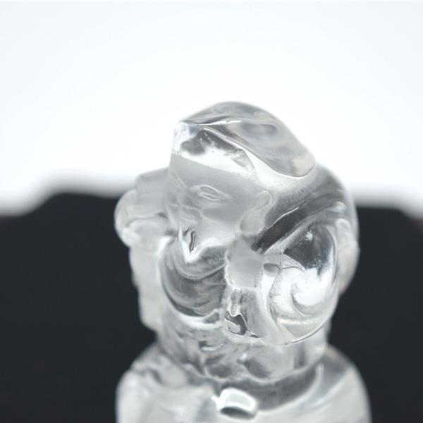 大黒天 置物 天然石 水晶 神様の置物 彫刻 4.5cm : 横浜中華街龍