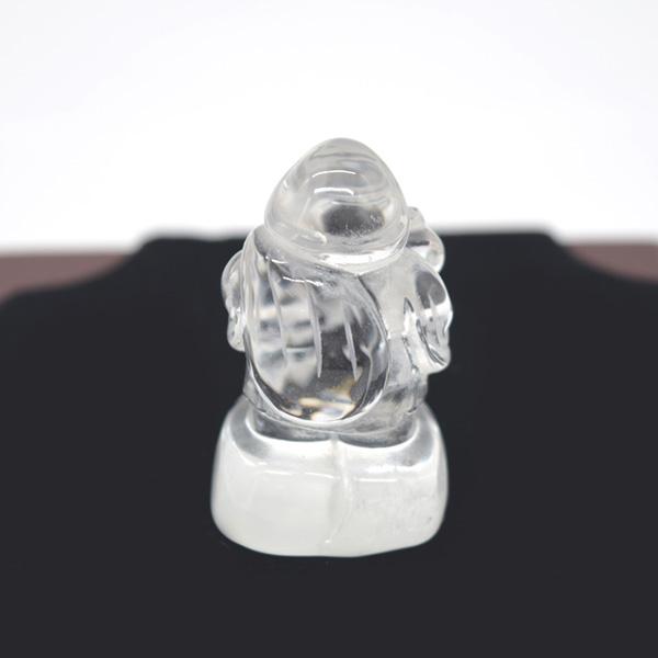 大黒様　龍置物 大黒天 置物 天然石 水晶 神様の置物 彫刻 4.5cm : 横浜中華街龍