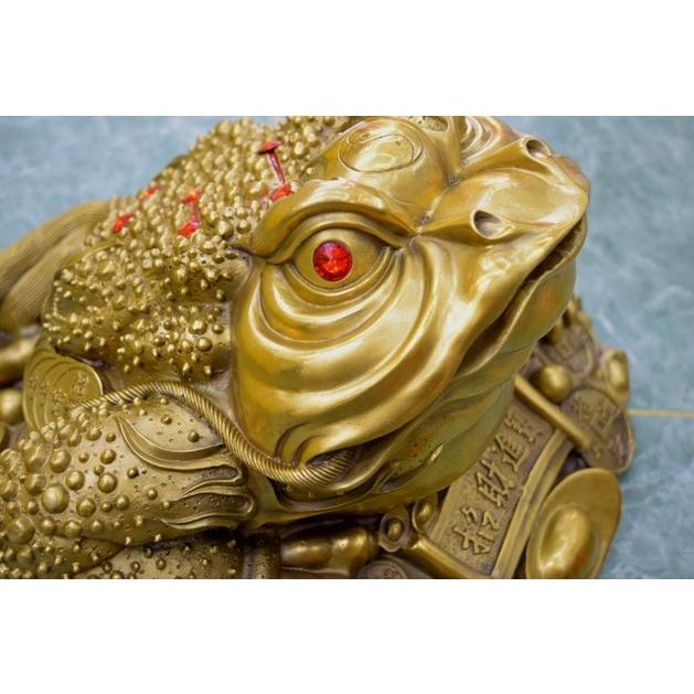 三脚蟾蜍 三本足 カエル 置物 銅製 23cm 特大 |  | 07