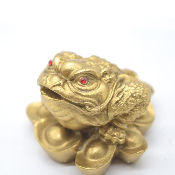 三脚蟾蜍 三本足 カエル 置物 銅製 7cm |  | 06