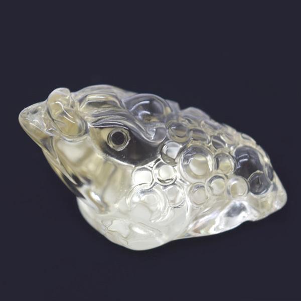 三脚蟾蜍 三本足 カエル 置物 シトリン 4.5cm 天然石製 黄水晶 三本脚の蛙 |  | 08