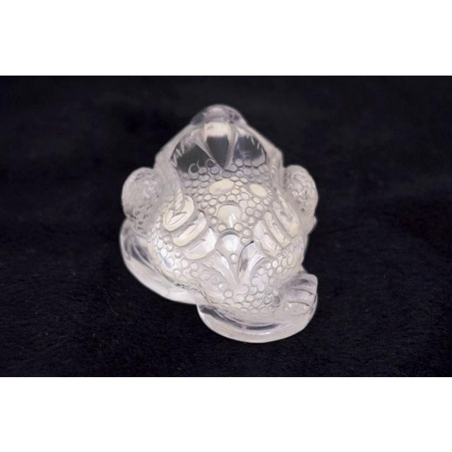 三脚蟾蜍 さんきゃくせんじょ 三本脚の蛙 天然石製置物 水晶 中 |  | 02