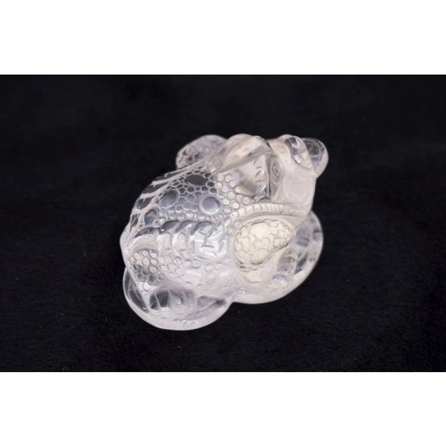 三脚蟾蜍 さんきゃくせんじょ 三本脚の蛙 天然石製置物 水晶 中 |  | 03