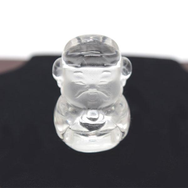 天然石 水晶 福禄寿置物 3体セット 福禄寿 置物 水晶 天然石製 彫刻 3.5cm アジアの神様 三体セット ミニ