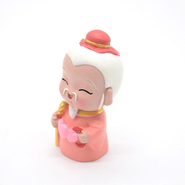 月下老人 樹脂製置物 マスコット人形 6.5cm : 横浜中華街龍 - 通販
