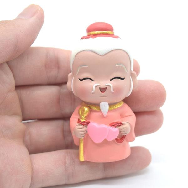 月下老人 樹脂製置物 マスコット人形 6.5cm : 横浜中華街龍 - 通販