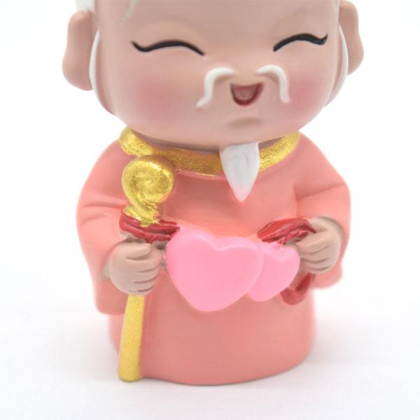 月下老人 樹脂製置物 マスコット人形 6.5cm : 横浜中華街龍 - 通販