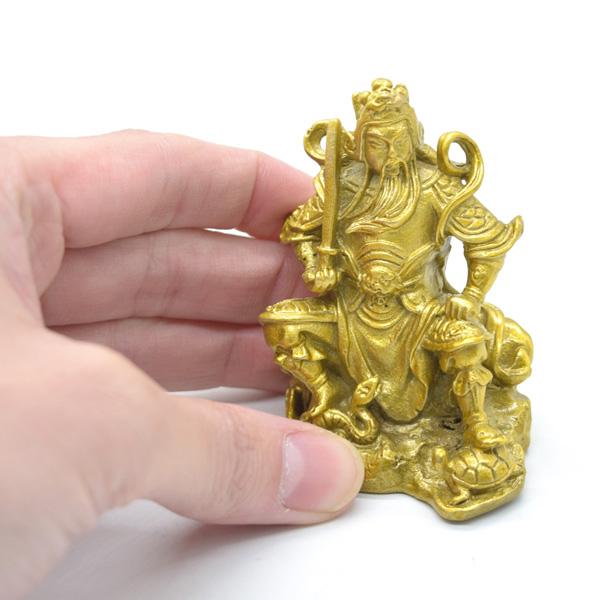 玄天上帝 玄武大帝 真武大帝 北極大帝 銅製 置物 7.5cm 道教の神様 |  | 05