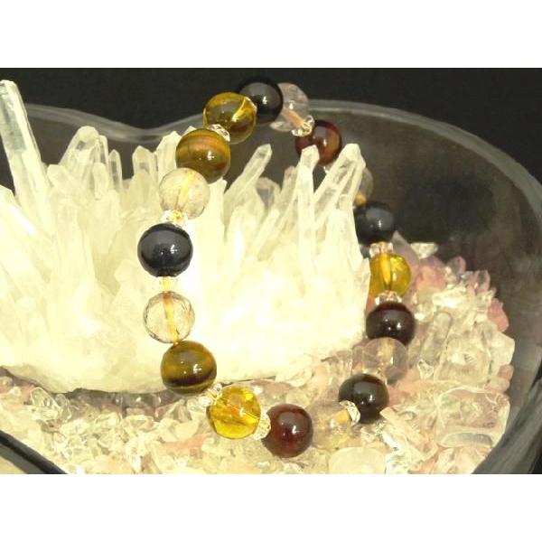 タイガーアイ ルチルクオーツ シトリン 天然石ブレスレット パワーストーン 10mm玉 | 