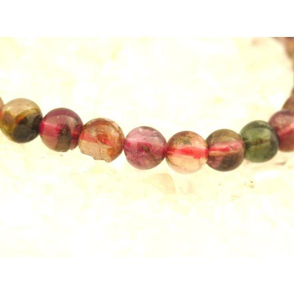 トルマリン 電気石 パワーストーン 天然石ブレスレット 6mm玉 |  | 03