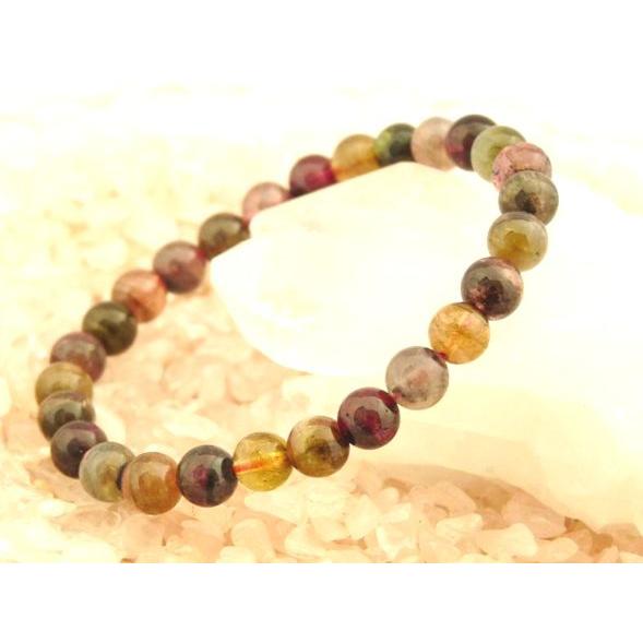 トルマリン 電気石 パワーストーン 天然石ブレスレット 6mm玉 | 