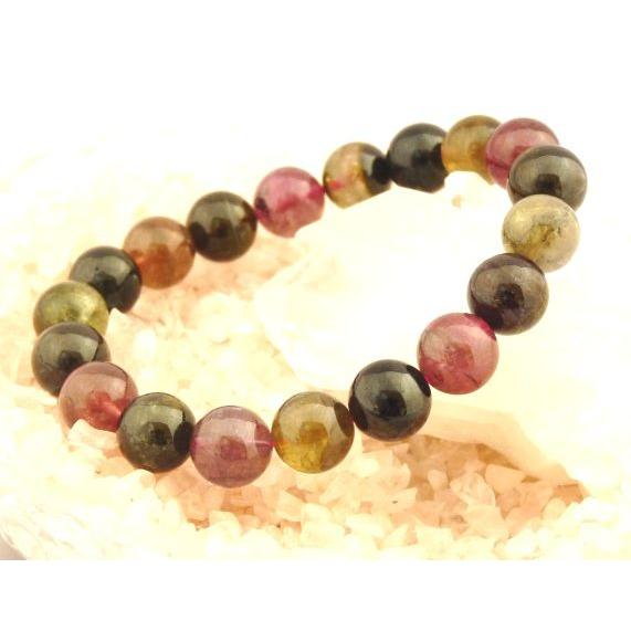 トルマリン 電気石 パワーストーン 天然石ブレスレット 10mm玉 | 