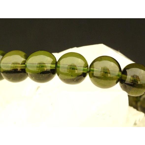 【天からの石】モルダバイト【☆レアストーン☆】パワーストーンブレスレット　【10mm】◆１点もの◆ |  | 03