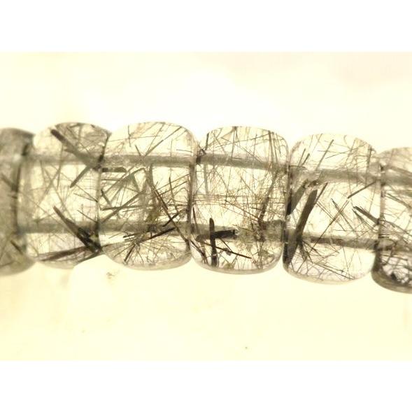 ブラックルチルクオーツ（黒針水晶）【金運・勝ち運・仕事運UP!!】パワーストーンブレスレット　◆一点もの◆ |  | 03