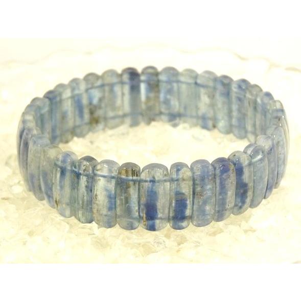 カイヤナイト 藍晶石 パワーストーン 天然石ブレスレット バングルタイプ |  | 01