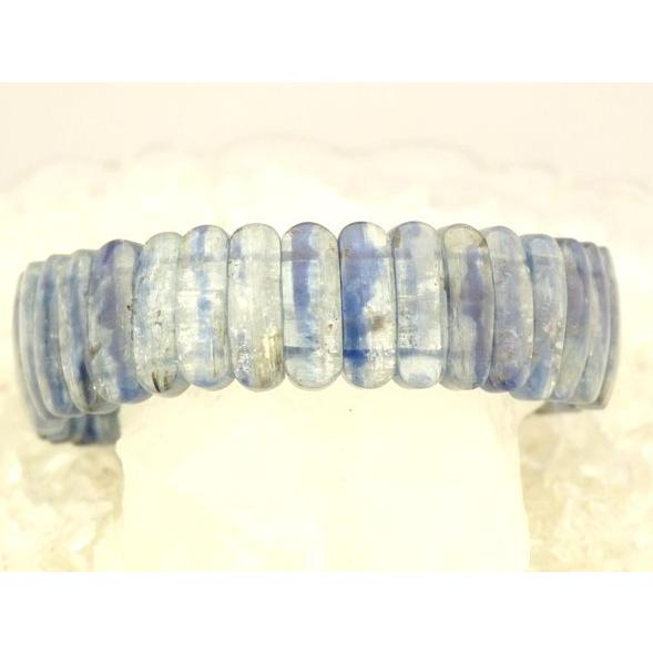 カイヤナイト 藍晶石 パワーストーン 天然石ブレスレット バングルタイプ |  | 02