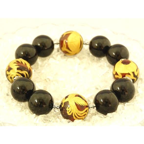 四神ブレス オニキス レッドタイガーアイ 18mm |  | 01