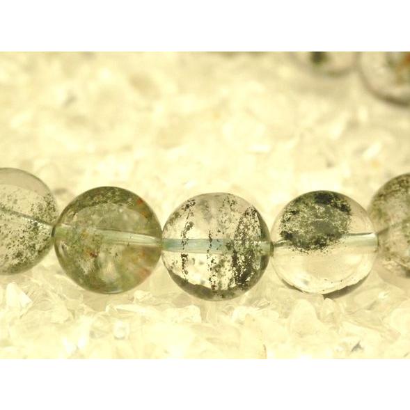 【仕事運up！順調にお金が入る♪】グリーンファントム（緑幽霊）【正財運】ブレスレット　【11mm】　◆一点もの◆ |  | 04