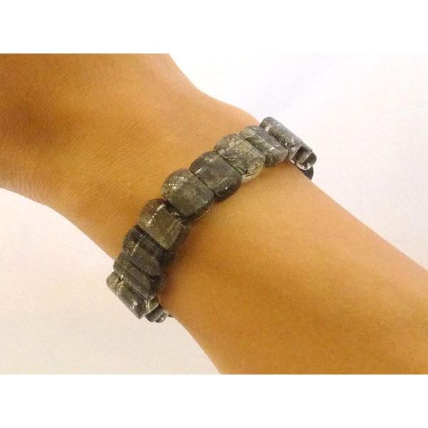 ブラックルチルクオーツ 黒針水晶 パワーストーン 天然石ブレスレット |  | 03