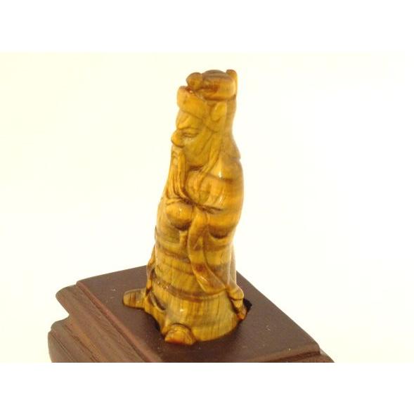 関羽 カンウ 虎目石 タイガーアイ 置物 ビジネスの神様 |  | 02