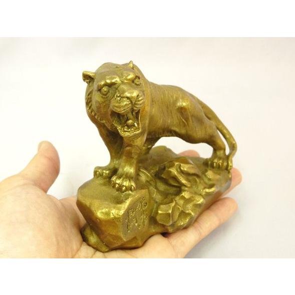 寅 白虎 銅製置物 トラ とら 厄除け 風水インテリア 10.5cm |  | 03