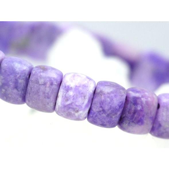 スギライト 杉石 パワーストーン 天然石ブレスレット 幅8mm Sサイズ |  | 03