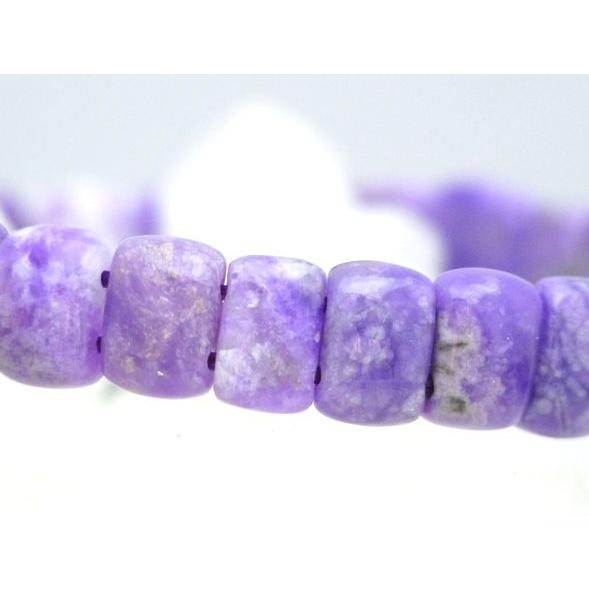 スギライト 杉石 パワーストーン 天然石ブレスレット 幅8mm Sサイズ |  | 04