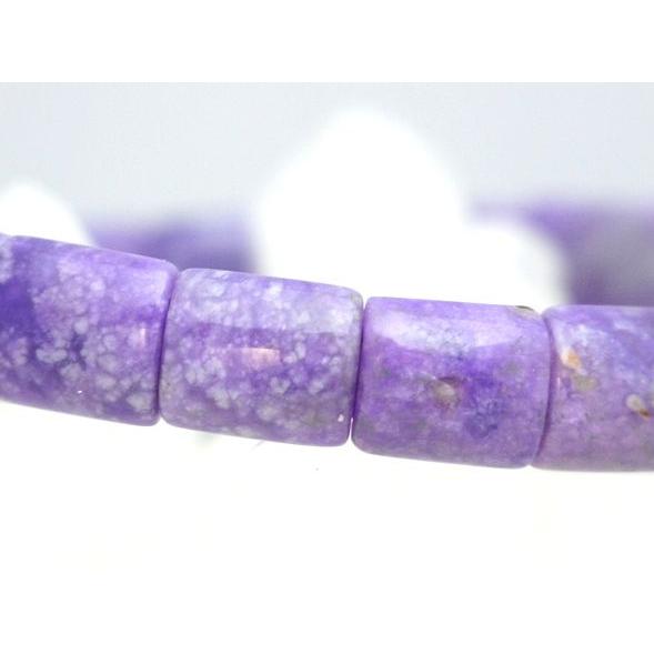 スギライト 杉石 パワーストーン 天然石ブレスレット 幅8mm Sサイズ |  | 03