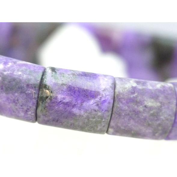 スギライト 杉石 パワーストーン 天然石ブレスレット 幅10mm Mサイズ |  | 04