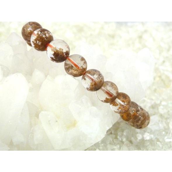 ガーデンクォーツ 庭園水晶 黄色 パワーストーン 天然石ブレスレット 10mm玉 |  | 01