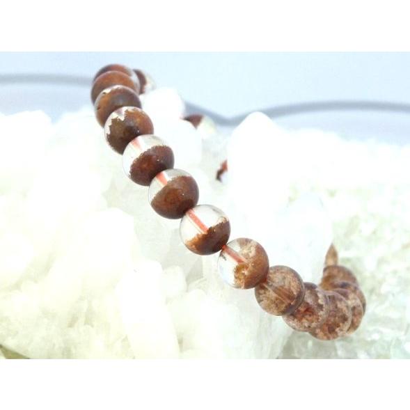 ガーデンクォーツ 庭園水晶 黄色 パワーストーン 天然石ブレスレット 9mm玉 |  | 01