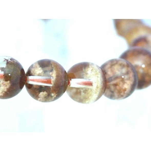 ガーデンクォーツ 庭園水晶 黄色 パワーストーン 天然石ブレスレット 9mm玉 |  | 05