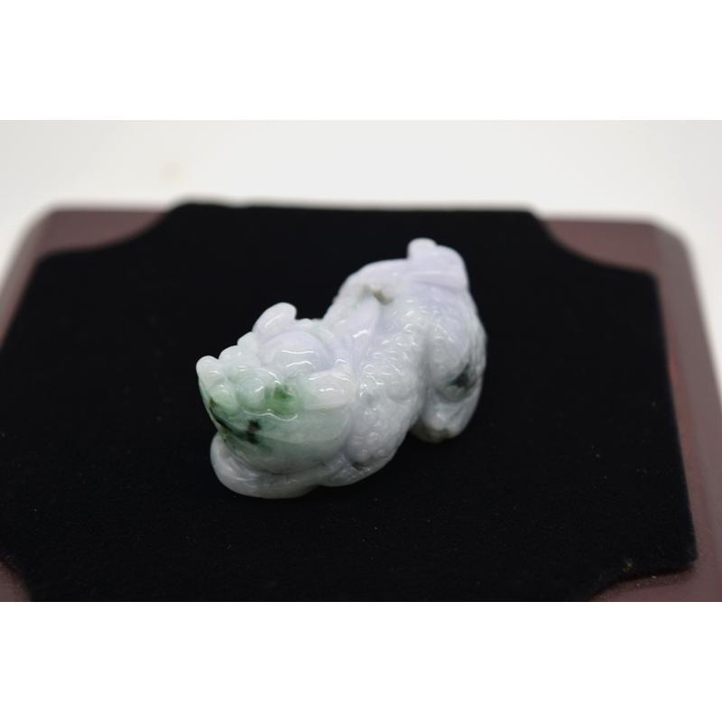 貔貅 翡翠 ジェイド ひすい  天然石 置物 4.5cmの画像