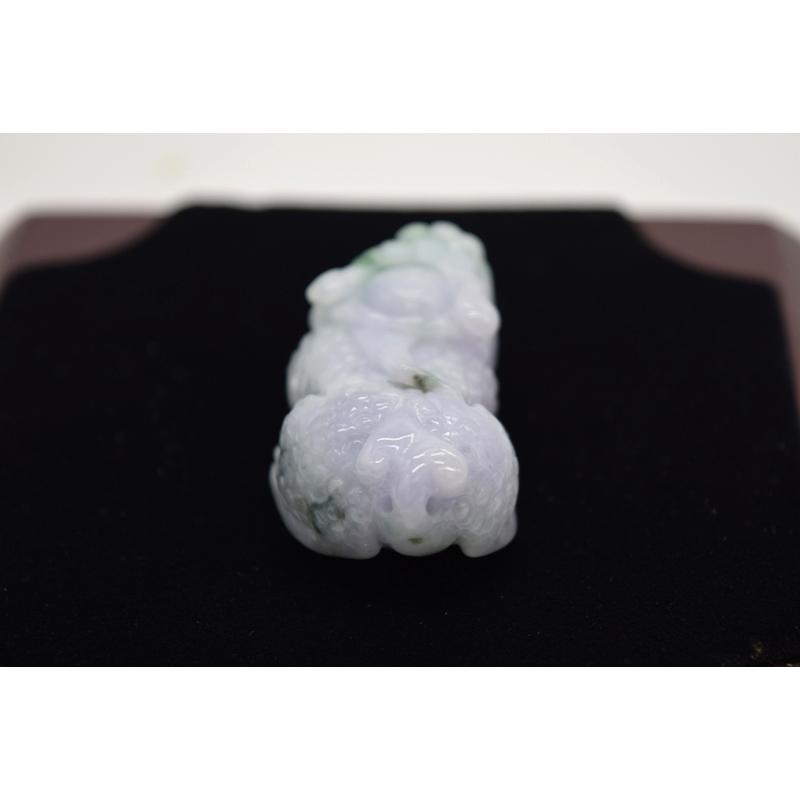 貔貅 翡翠 ジェイド ひすい  天然石 置物 4.5cmの画像