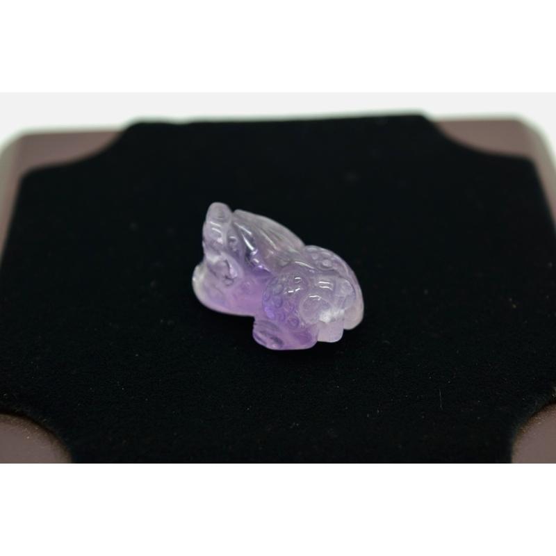 紫水晶ネックレス(ヒキュウ) 貔貅 ヒキュウ アメジスト 紫水晶 パワーストーン 天然石パーツ