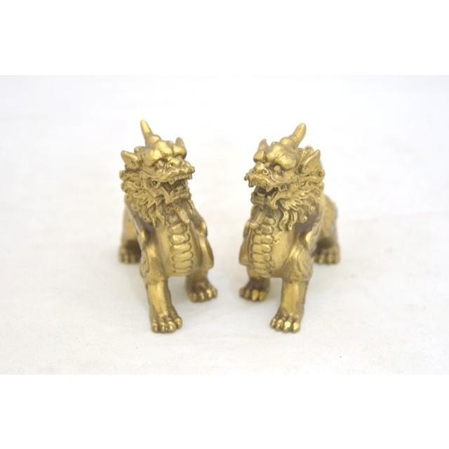 貔貅 置物 ヒキュウ ペアセット 銅製 : 横浜中華街龍 - 通販