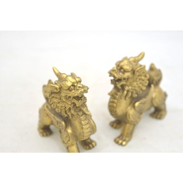 貔貅 置物 ヒキュウ ペアセット 銅製 : 横浜中華街龍 - 通販
