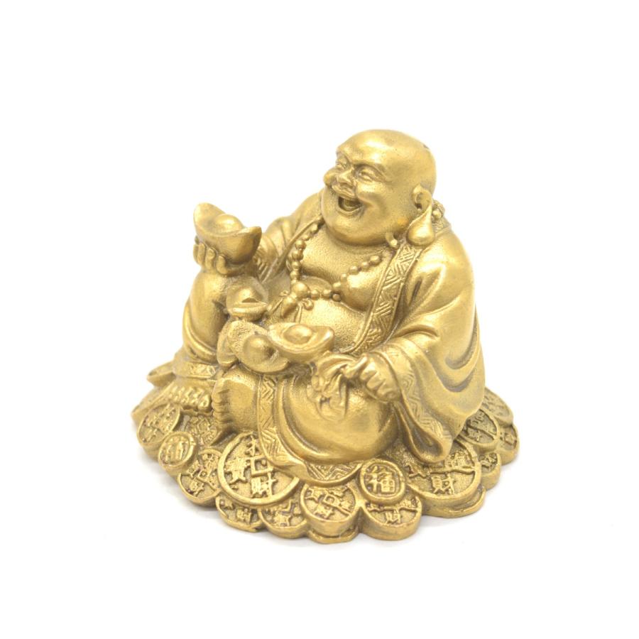 布袋様 置物 笑佛 笑い仏 座り 銅製 6cm : 横浜中華街龍 - 通販
