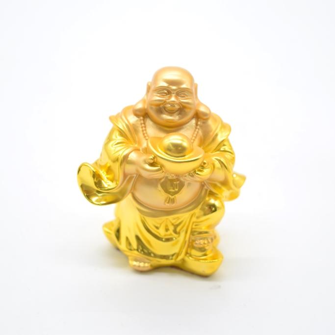 笑佛様 布袋 笑い仏 笑仏 元宝 樹脂製置物 9cm : 横浜中華街龍 - 通販