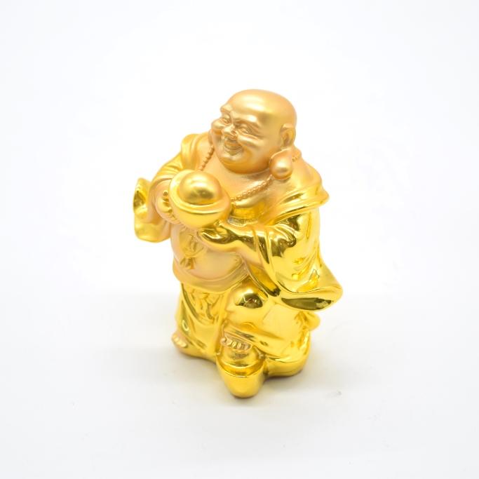 笑佛様 布袋 笑い仏 笑仏 元宝 樹脂製置物 9cm : 横浜中華街龍 - 通販