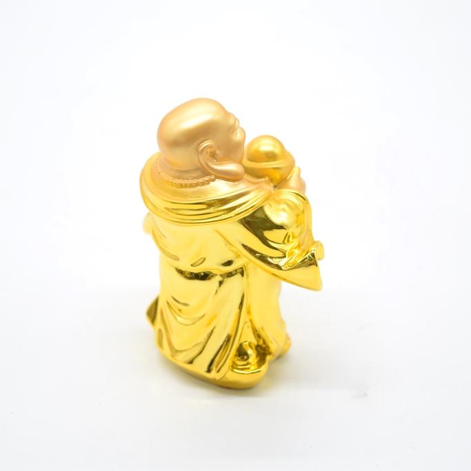笑佛様 布袋 笑い仏 笑仏 元宝 樹脂製置物 9cm : 横浜中華街龍 - 通販
