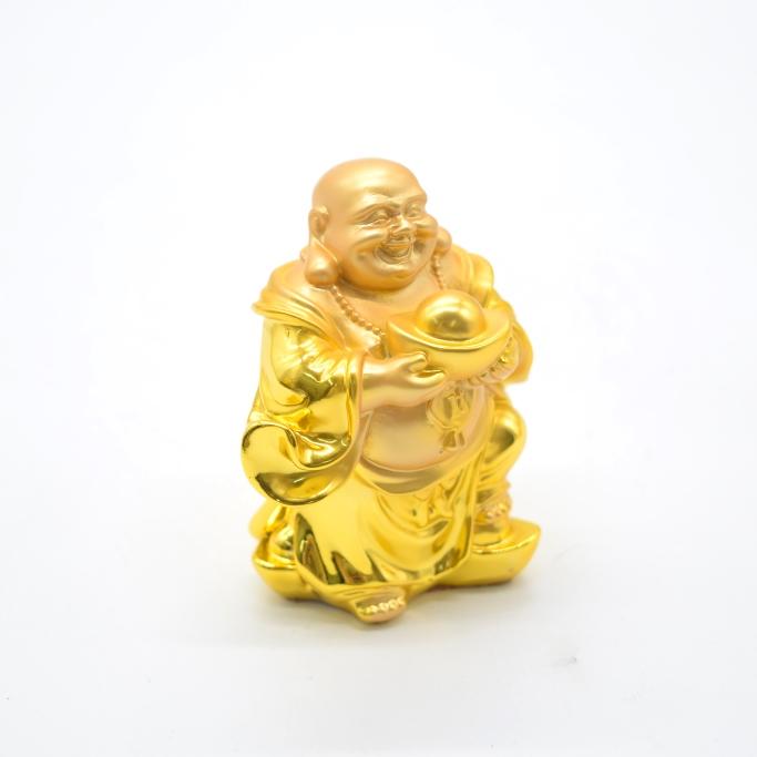 笑佛様 布袋 笑い仏 笑仏 元宝 樹脂製置物 9cm : 横浜中華街龍 - 通販