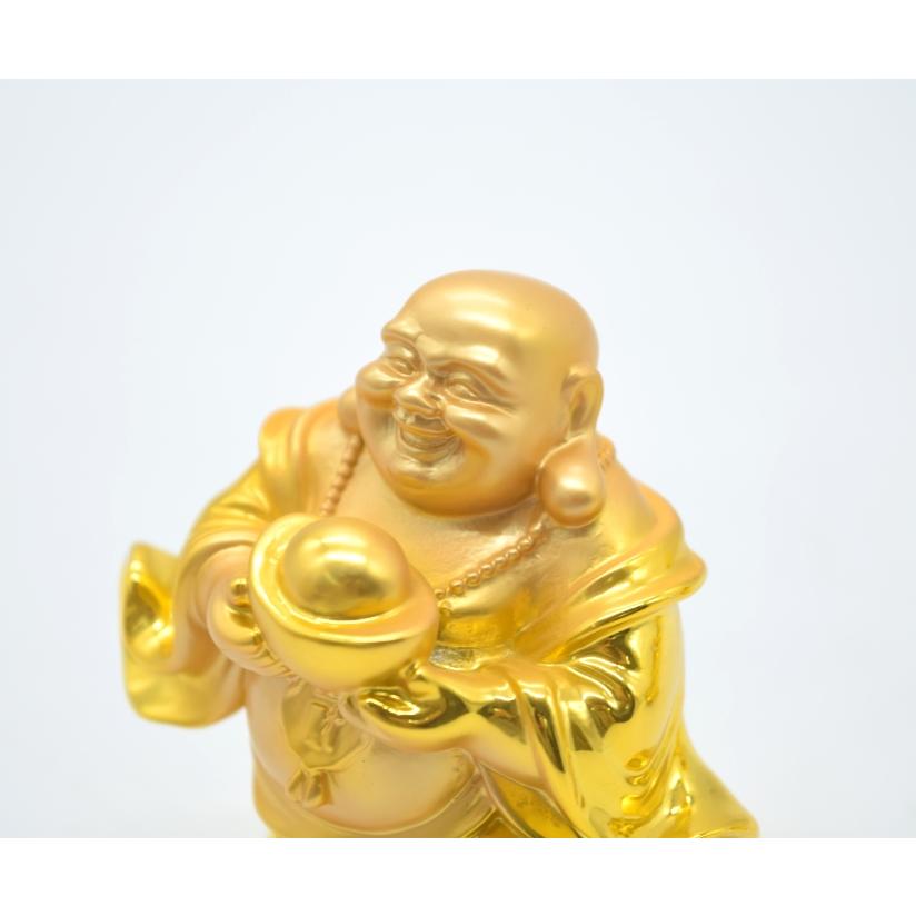 笑佛様 布袋 笑い仏 笑仏 元宝 樹脂製置物 9cm : 横浜中華街龍 - 通販