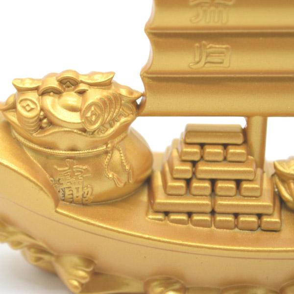 金属工芸 宝船 置物 縁起物 Yahoo!オークション - 「宝船」金属工芸