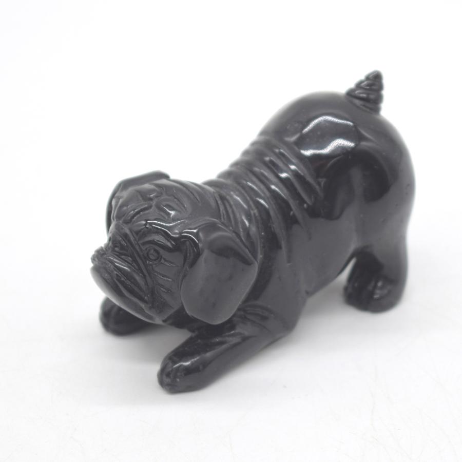 犬の置物 ブルドッグ オニキス 4cm 天然石製 : 横浜中華街龍 - 通販