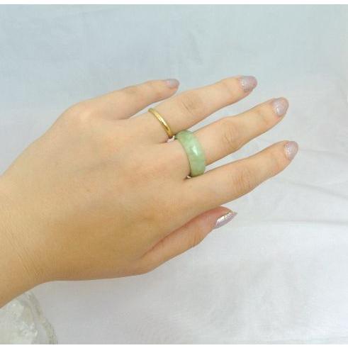 翡翠 ヒスイ ジェイド 指輪 天然石リング 18号 |  | 02