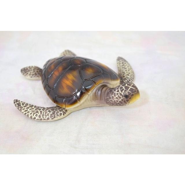 K*e様 ウミガメの樹脂製置物 約30cm ウミガメ 亀 樹脂製置物 壁掛け置物 長寿 健康 幸運 小 : 横浜中華街龍